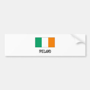 Ireland Flag Bumper Sticker