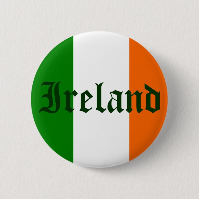 Ireland Flag Button (Front)