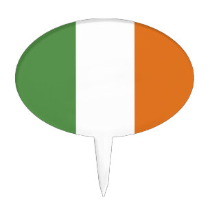 Ireland flag cake topper
