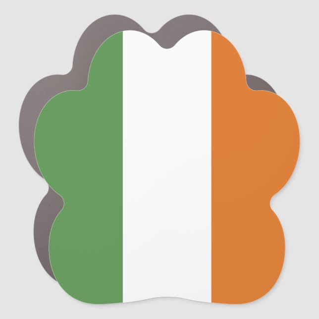 Ireland flag car magnet (Front)