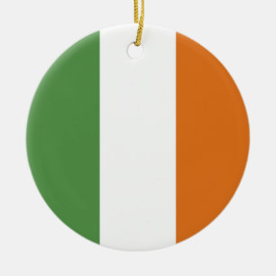 Ireland flag ceramic ornament
