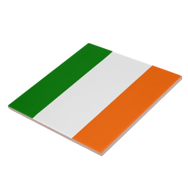 Ireland Flag Ceramic Tile (Side)
