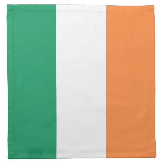 Ireland Flag Cloth Napkin (Front)