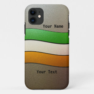 Ireland Flag Colors-Chrome by Shirley Taylor iPhone 11 Case