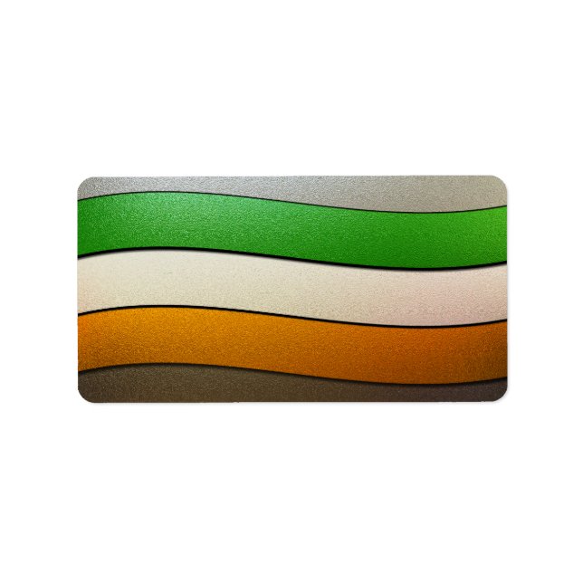 Ireland Flag Colors-Chrome by Shirley Taylor Label (Front)