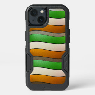Ireland Flag Colors-Chrome by Shirley Taylor iPhone 13 Case