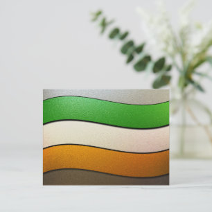 Ireland Flag Colors-Chrome by Shirley Taylor Postcard