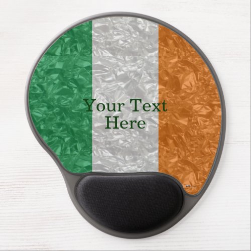 Ireland Flag _ Crinkled Gel Mouse Pad