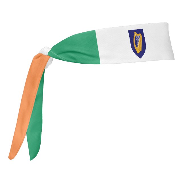 Ireland Flag Elegant Patriotic Tie Headband (Rotate 270)