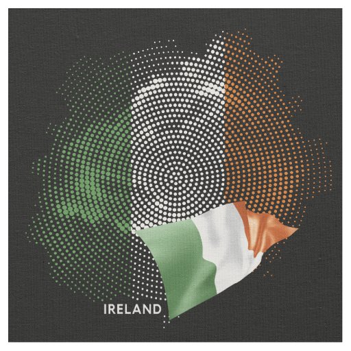 Ireland flag fabric