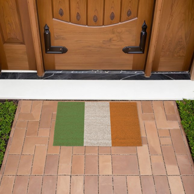 Ireland flag fiber doormat (Insitu (Outdoor))