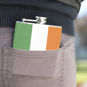 Ireland flag flask