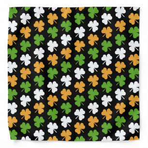 Ireland flag from shamrocks bandana