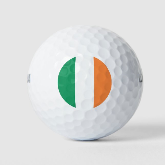 Ireland flag  golf balls (Front)