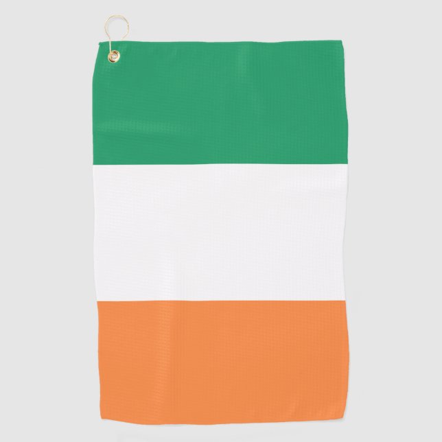 Ireland flag  golf towel (Front)