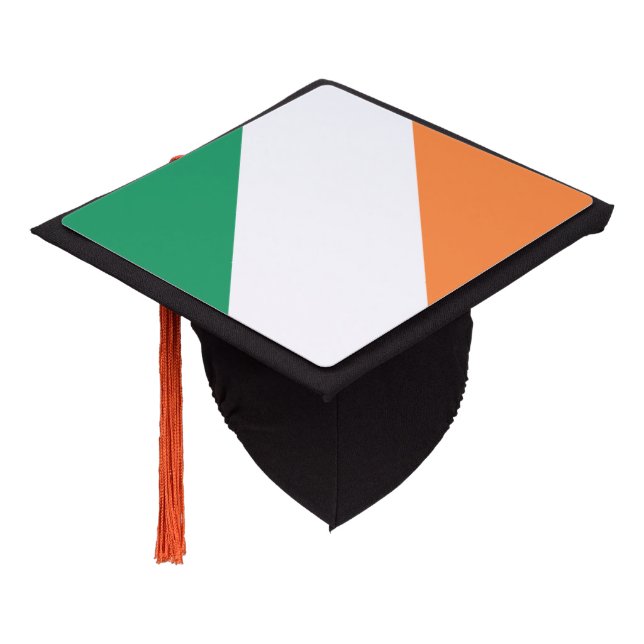 Ireland Flag Graduation Cap Topper (Angled)