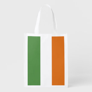 Ireland flag grocery bag