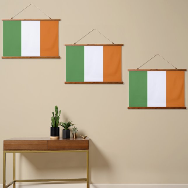 Ireland flag hanging tapestry (Asymmetrical)