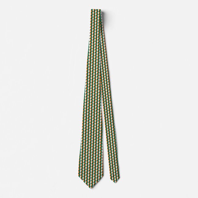 Ireland Flag Hearts Tie (Front)