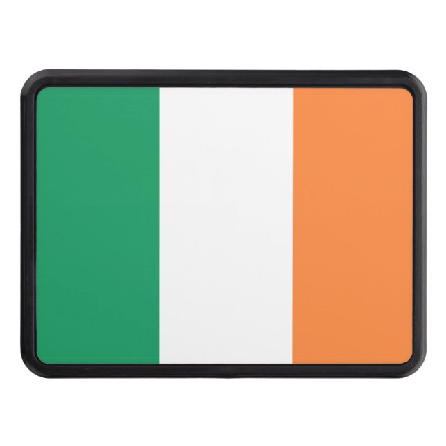 Ireland flag  hitch cover (Front)