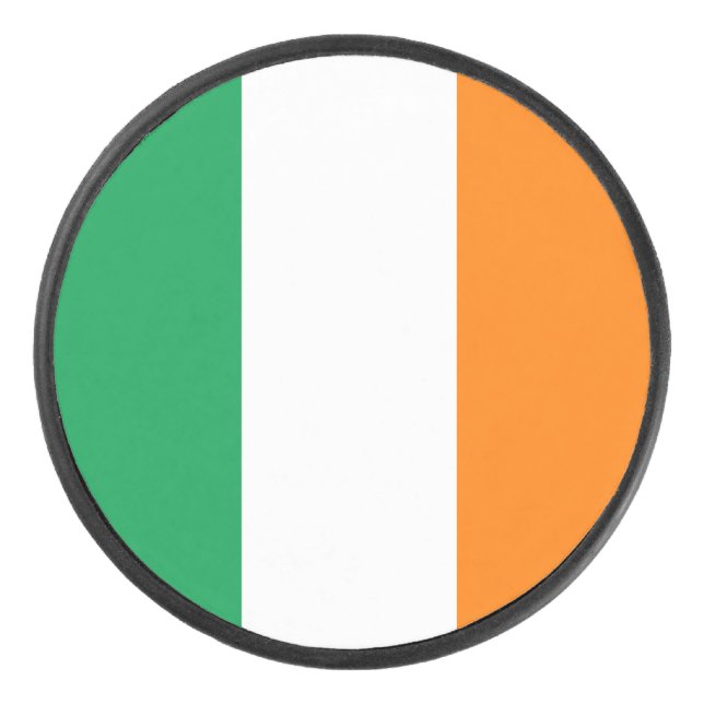 Ireland Flag Hockey Puck (Front)