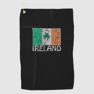 Ireland Flag Ireland Flag Irish Flags for Men and Golf Towel