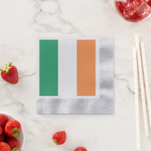 Ireland Flag: Irish Banner, Free UK Napkins
