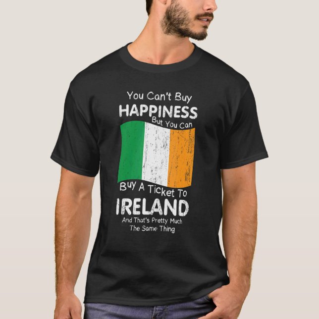 Ireland flag Irish flag Irish people Ireland holid T-Shirt (Front)