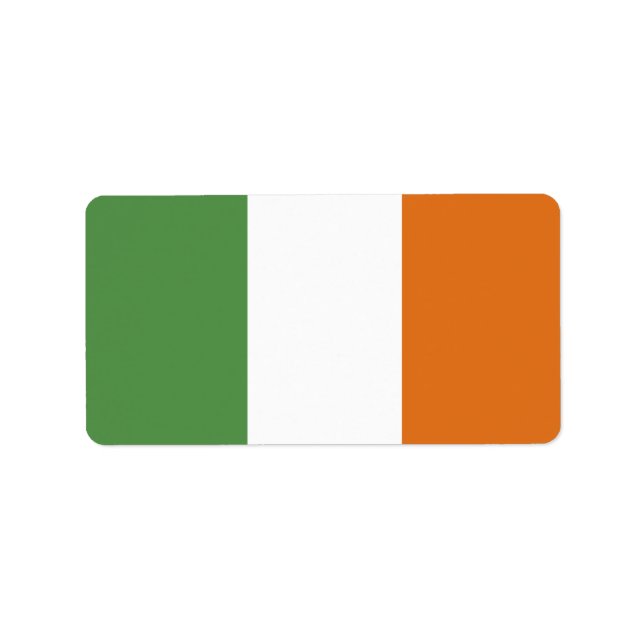 Ireland flag label (Front)