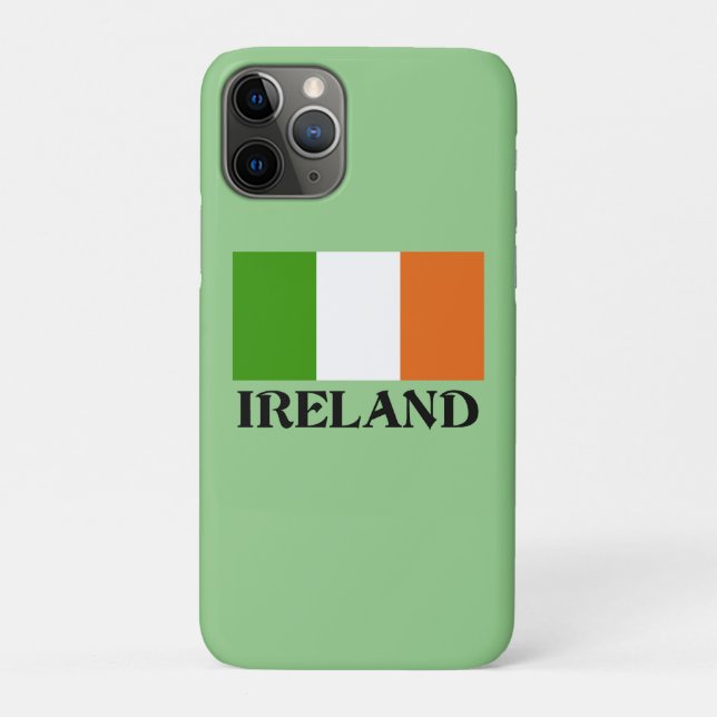 Ireland Flag, labeled, Case-Mate iPhone Case (Back)