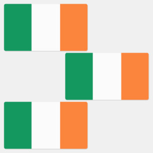 Ireland Flag Labels