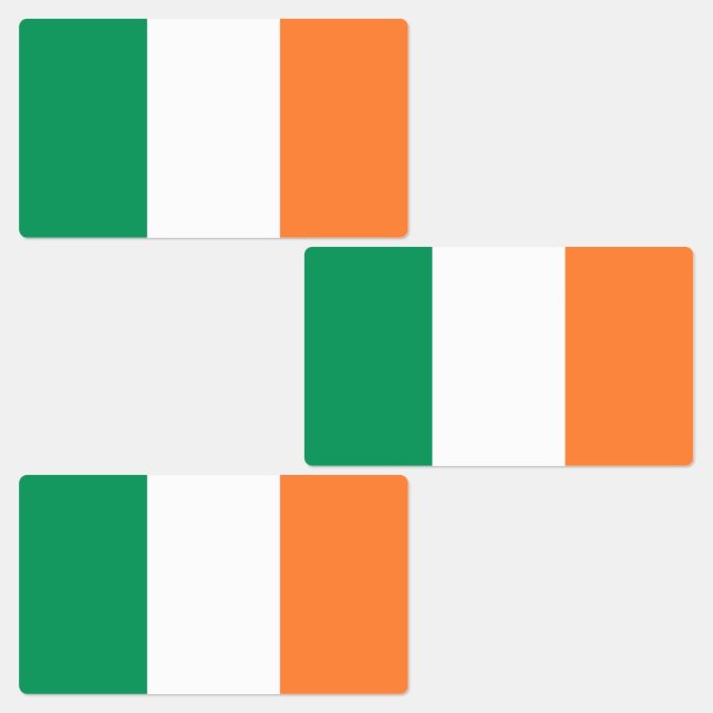Ireland Flag Labels (Group)