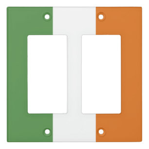 Ireland flag light switch cover