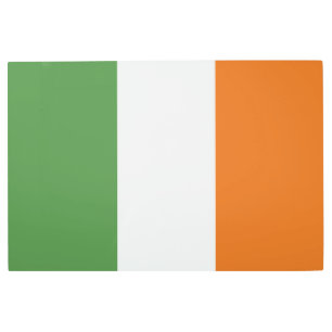 Ireland flag metal print