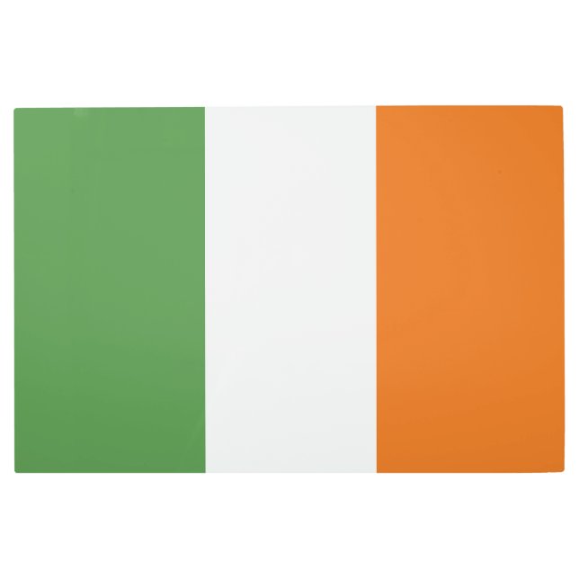 Ireland flag metal print (Front)