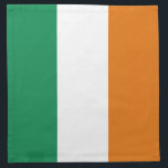 Ireland Flag Napkin<br><div class="desc">The design on this napkin is the flag of Ireland carefully conformed to the square shape. The perfect place setting when serving Irish cuisine.</div>