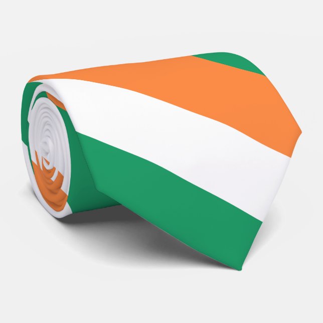 Ireland Flag Neck Tie (Rolled)