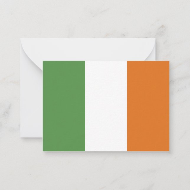 Ireland flag note card (Front)
