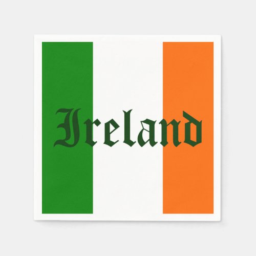 Ireland Flag Paper Napkins