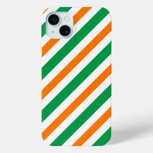 Ireland flag pattern iPhone 15 plus case
