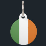 Ireland flag pet ID tag<br><div class="desc">An ideal gift for all those who are patriotic of their country!</div>