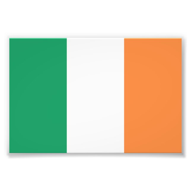 Ireland Flag Photo Print (Front)