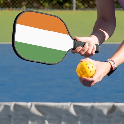 Ireland flag pickleball paddle