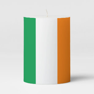 ireland-Flag Pillar Candle