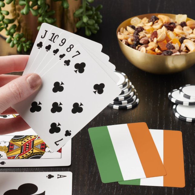 Ireland flag poker cards (In Situ)