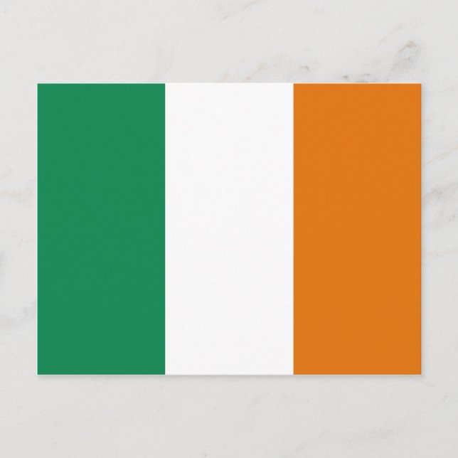 Ireland Flag Postcard (Front)