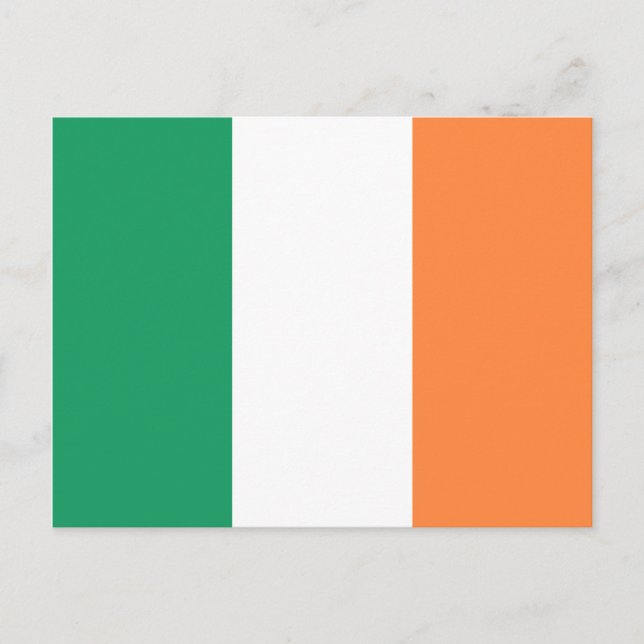 Ireland Flag Postcard (Front)