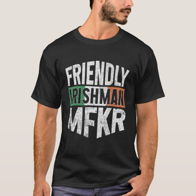 Ireland Flag Proud Irishmen Men & Women 2 T-Shirt (Front)