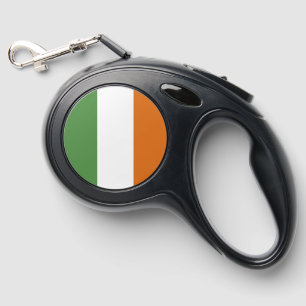 Ireland flag retractable pet leash 