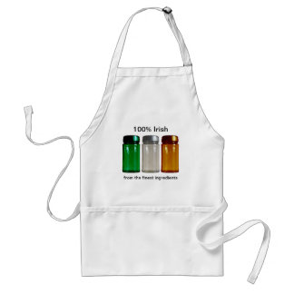 Ireland Flag Spice Jars Apron